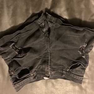 Black shorts
